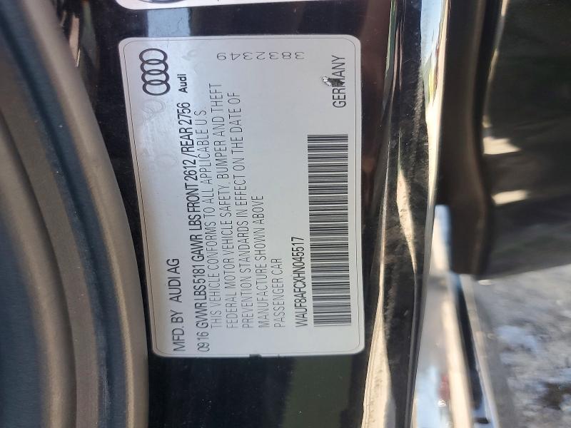 Продажа на аукционе авто 2017 Audi A6, vin: WAUF8AFCXHN045517, номер лота: 58465856