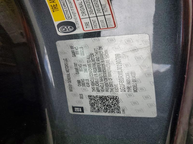 2018 Chevrolet Camaro მანქანა იყიდება აუქციონზე, vin: 1G1FB1RX0J0190709, აუქციონის ნომერი: 56130826