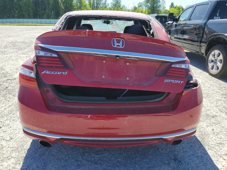 55635496 :رقم المزاد ، 1HGCR2F51GA204393 vin ، 2016 Honda Accord مزاد بيع