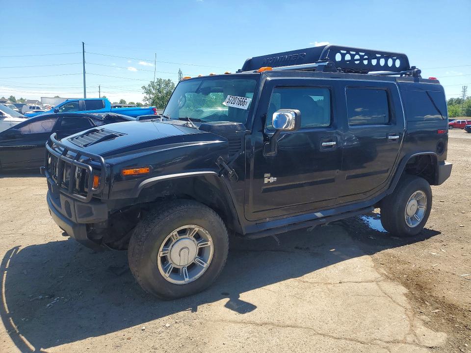 2004 Hummer H2 მანქანა იყიდება აუქციონზე, vin: 5GRGN23UX4H103393, აუქციონის ნომერი: 57201666
