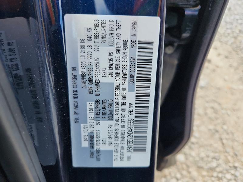 56890566 :رقم المزاد ، JM3KFBEY2M0489659 vin ، 2021 Mazda Cx-5 مزاد بيع