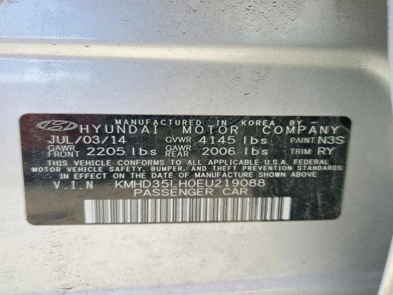 Продаж на аукціоні авто 2014 Hyundai Elantra Gt, vin: KMHD35LH0EU219088, номер лоту: 57378596