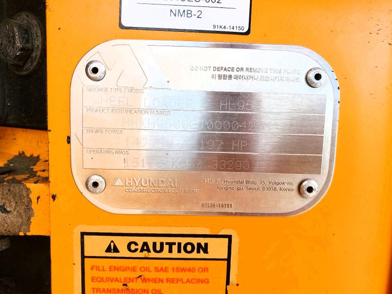 Aukcja sprzedaży 2018 Hyundai Hl955, vin: HHKHW500EJ0000425, numer aukcji: 55570806