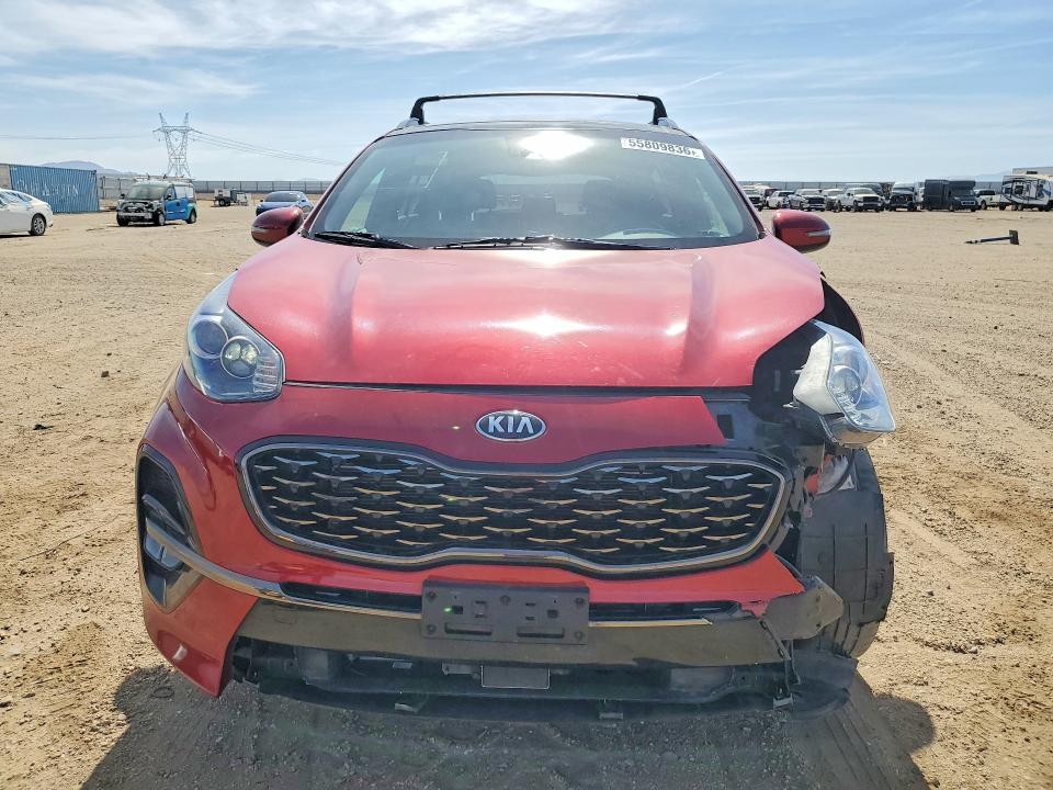 2020 Kia Sportage მანქანა იყიდება აუქციონზე, vin: KNDP63AC6L7695765, აუქციონის ნომერი: 55809836