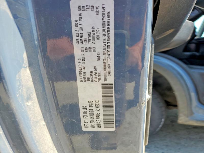 Aukcja sprzedaży 2020 Ram Promaster 3500, vin: 3C6URVJG6LE144879, numer aukcji: 57961836