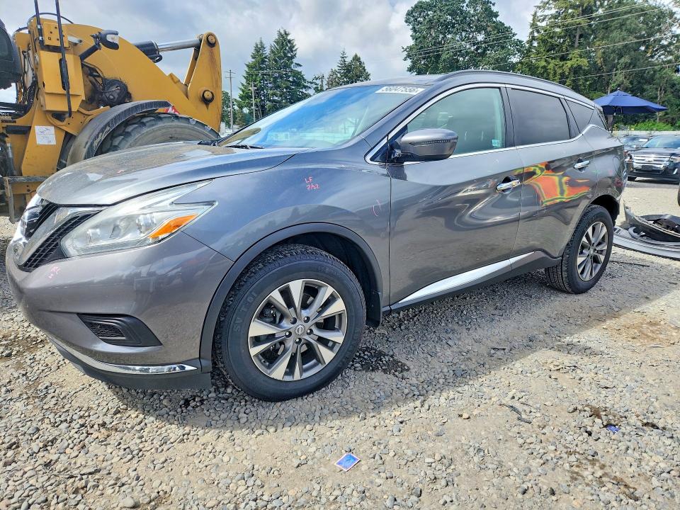 Продажа на аукционе авто 2017 Nissan Murano, vin: 5N1AZ2MG6HN129495, номер лота: 56047556