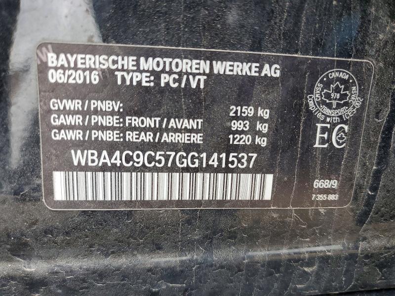 Продажа на аукционе авто 2016 Bmw 428, vin: WBA4C9C57GG141537, номер лота: 58486146