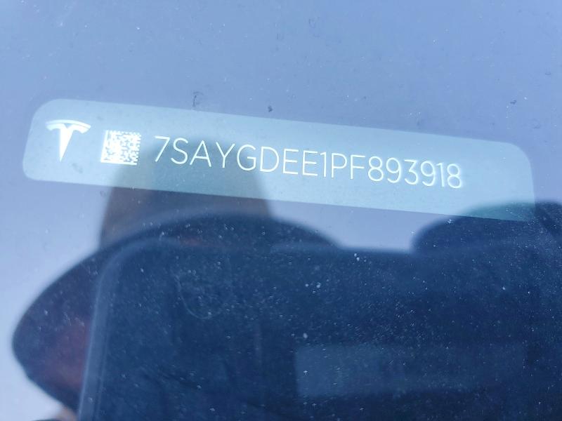 2023 Tesla Model Y მანქანა იყიდება აუქციონზე, vin: 7SAYGDEE1PF893918, აუქციონის ნომერი: 58634476