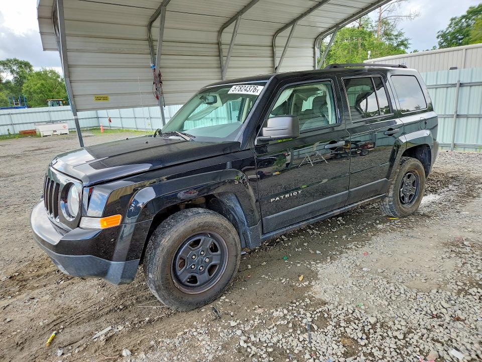 2016 Jeep Patriot მანქანა იყიდება აუქციონზე, vin: 1C4NJRBB7GD672484, აუქციონის ნომერი: 57824376