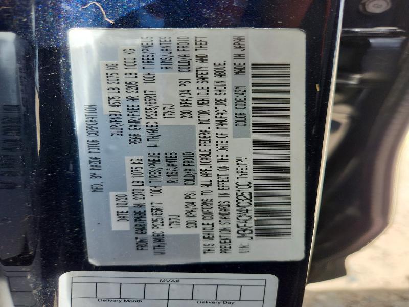 Aukcja sprzedaży 2021 Mazda Cx-5, vin: JM3KFACM4M0325100, numer aukcji: 56696036