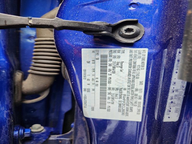 58552716 :رقم المزاد ، 1FAHP3F2XCL268393 vin ، 2012 Ford Focus مزاد بيع