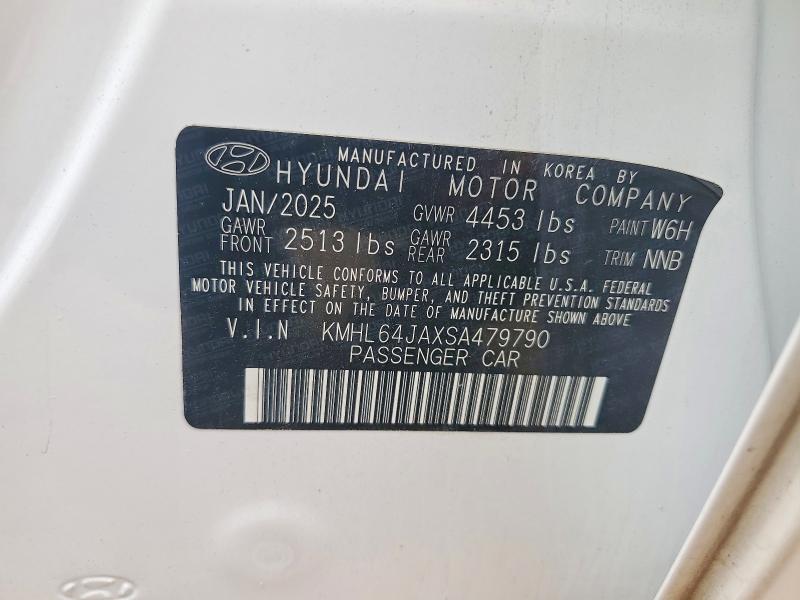 Aukcja sprzedaży 2025 Hyundai Sonata, vin: KMHL64JAXSA479790, numer aukcji: 58537616