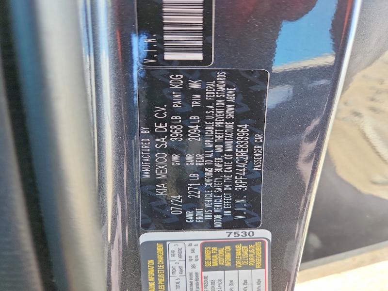 Aukcja sprzedaży 2024 Kia Forte, vin: 3KPF44AC2RE833964, numer aukcji: 58106716