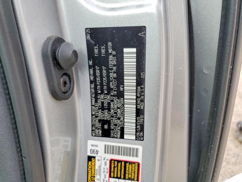 Продаж на аукціоні авто 2025 Toyota Sienna, vin: 5TDJRKEC2SS275684, номер лоту: 58885656
