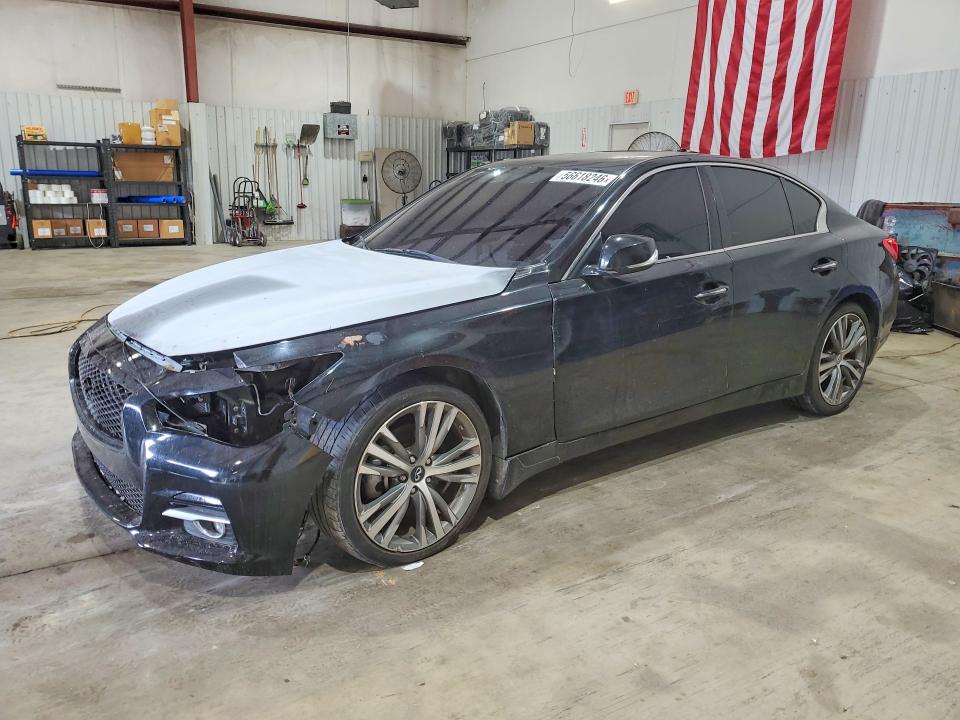 56618246 :رقم المزاد ، JN1BV7AR9FM414415 vin ، 2015 Infiniti Q50 مزاد بيع