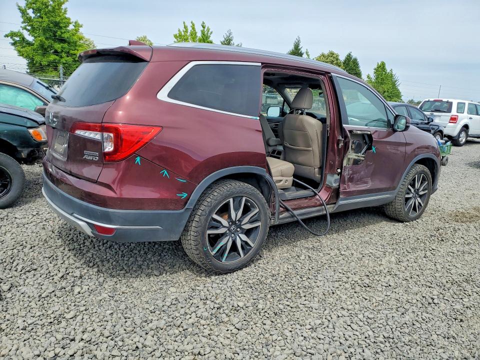 2021 Honda Pilot მანქანა იყიდება აუქციონზე, vin: 5FNYF6H60MB062129, აუქციონის ნომერი: 57433766