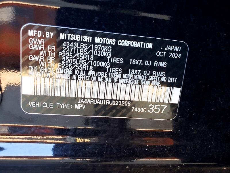 Продаж на аукціоні авто 2024 Mitsubishi Outlander Sport, vin: JA4ARUAU1RU023208, номер лоту: 55369186