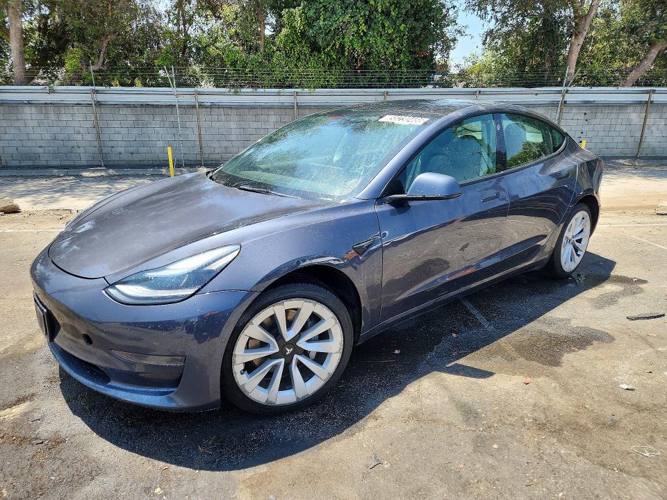 Продажа на аукционе авто 2022 Tesla Model 3, vin: 5YJ3E1EA2NF187126, номер лота: 58230466