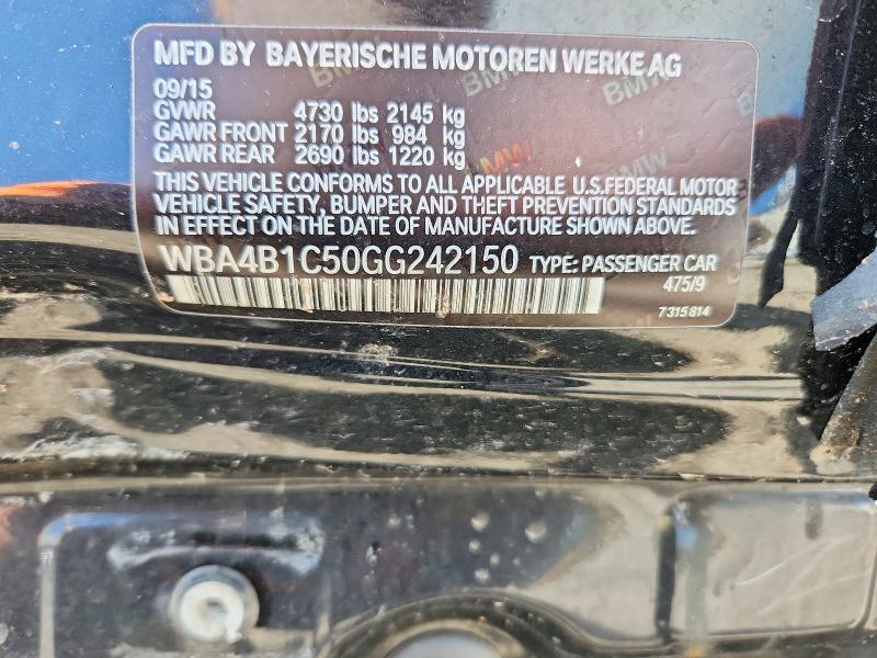 Продаж на аукціоні авто 2016 Bmw 435, vin: WBA4B1C50GG242150, номер лоту: 56599346