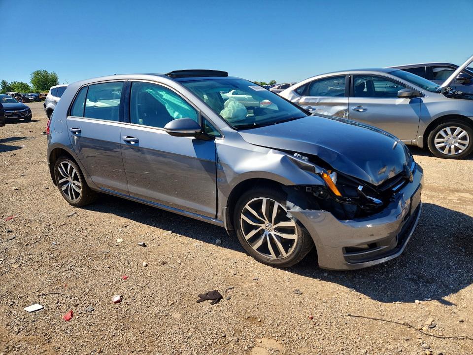 2017 Volkswagen Golf მანქანა იყიდება აუქციონზე, vin: 3VW217AU0HM035983, აუქციონის ნომერი: 56834756