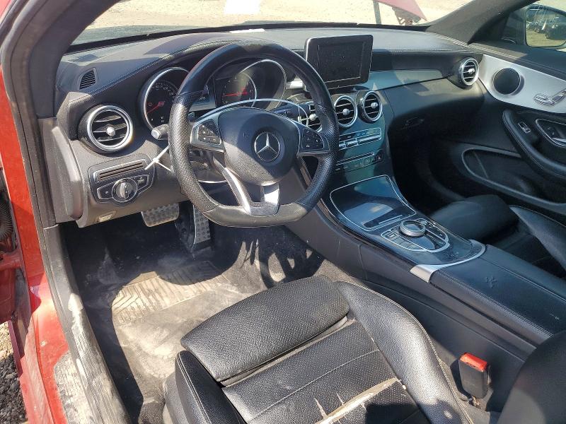 55917176 :رقم المزاد ، WDDWJ4JB6HF502461 vin ، 2017 Mercedes-benz C مزاد بيع