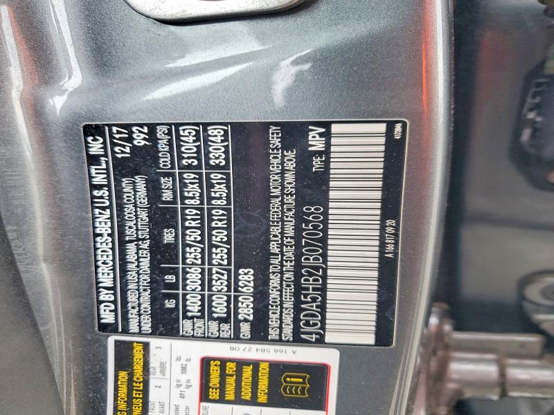 Aukcja sprzedaży 2018 Mercedes-benz Gle, vin: 4JGDA5HB2JB070568, numer aukcji: 57778696