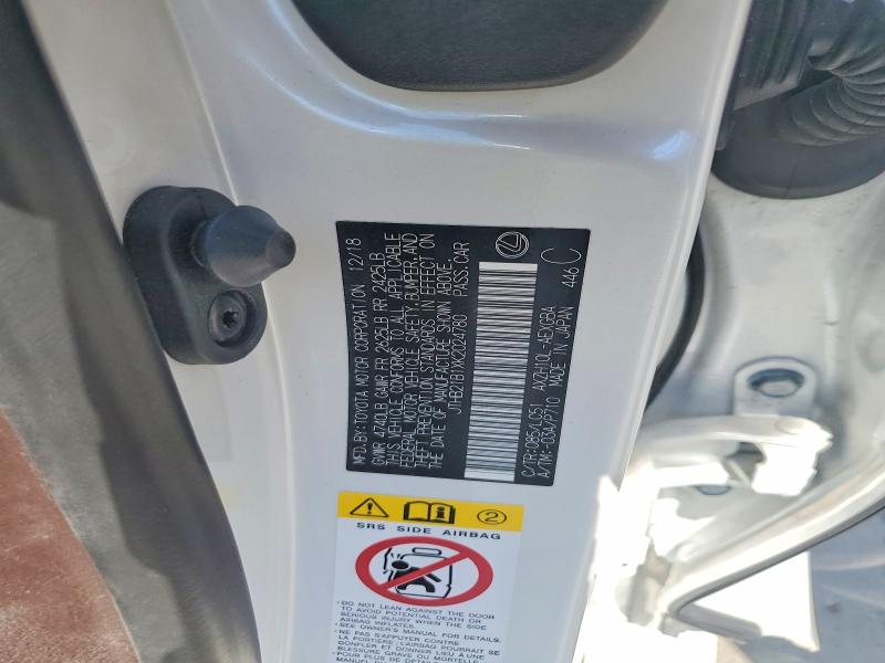 2019 Lexus Es მანქანა იყიდება აუქციონზე, vin: JTHB21B1XK2024780, აუქციონის ნომერი: 58574286