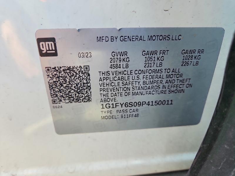 55816246 :رقم المزاد ، 1G1FY6S09P4150011 vin ، 2023 Chevrolet Bolt Euv مزاد بيع