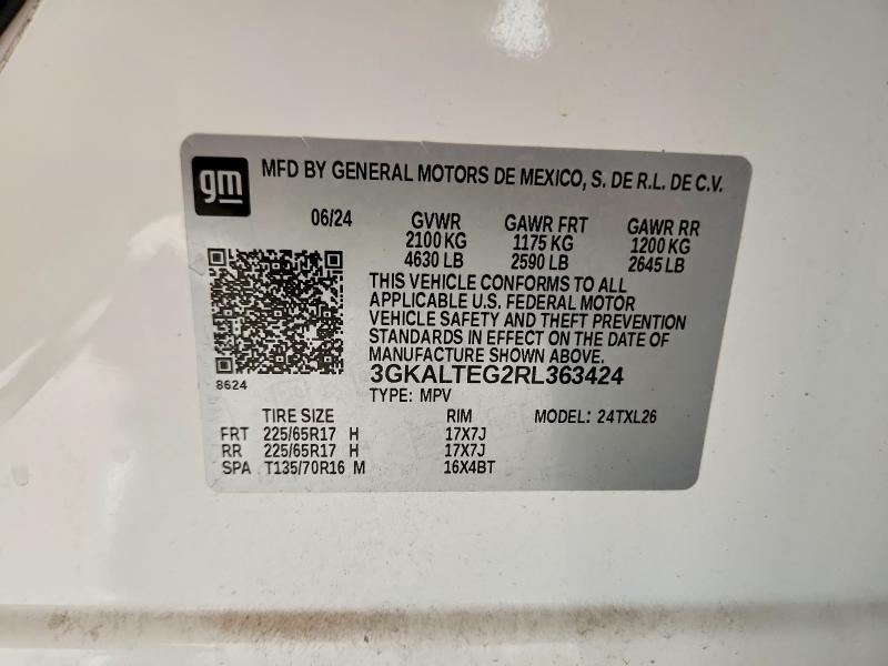Продажа на аукционе авто 2024 Gmc Terrain, vin: 3GKALTEG2RL363424, номер лота: 58424856
