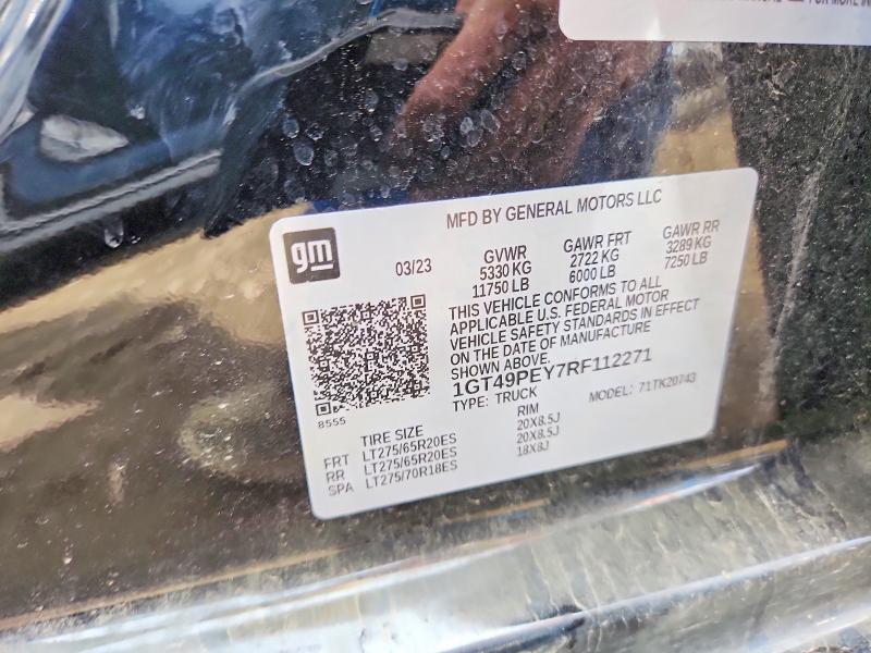 55022886 :رقم المزاد ، 1GT49PEY7RF112271 vin ، 2024 Gmc Sierra مزاد بيع