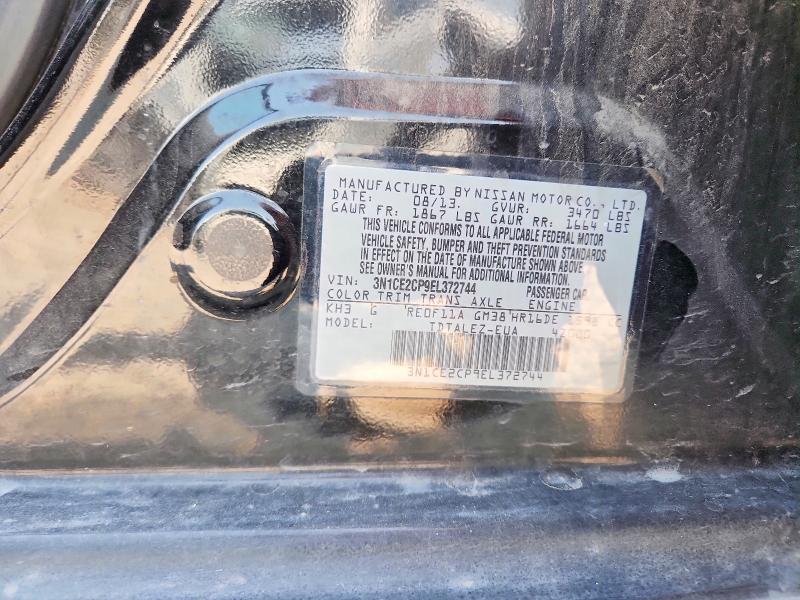 Продажа на аукционе авто 2014 Nissan Versa Note, vin: 3N1CE2CP9EL372744, номер лота: 58079406