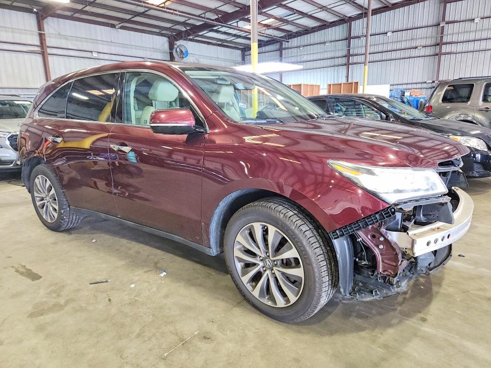 56263816 :رقم المزاد ، 5FRYD4H47GB018964 vin ، 2016 Acura Mdx مزاد بيع
