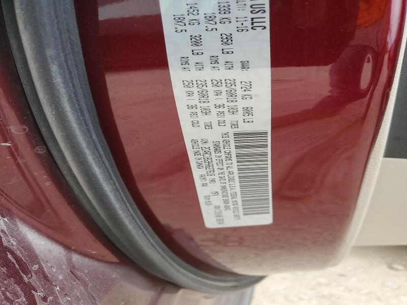 58495406 :رقم المزاد ، 2C4RC1BG9HR627618 vin ، 2017 Chrysler Pacifica مزاد بيع