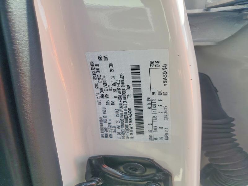 Продаж на аукціоні авто 2019 Ford F150, vin: 1FTFW1E18KFA04961, номер лоту: 57142486