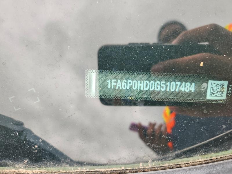 Aukcja sprzedaży 2016 Ford Fusion, vin: 1FA6P0HD0G5107484, numer aukcji: 59378686