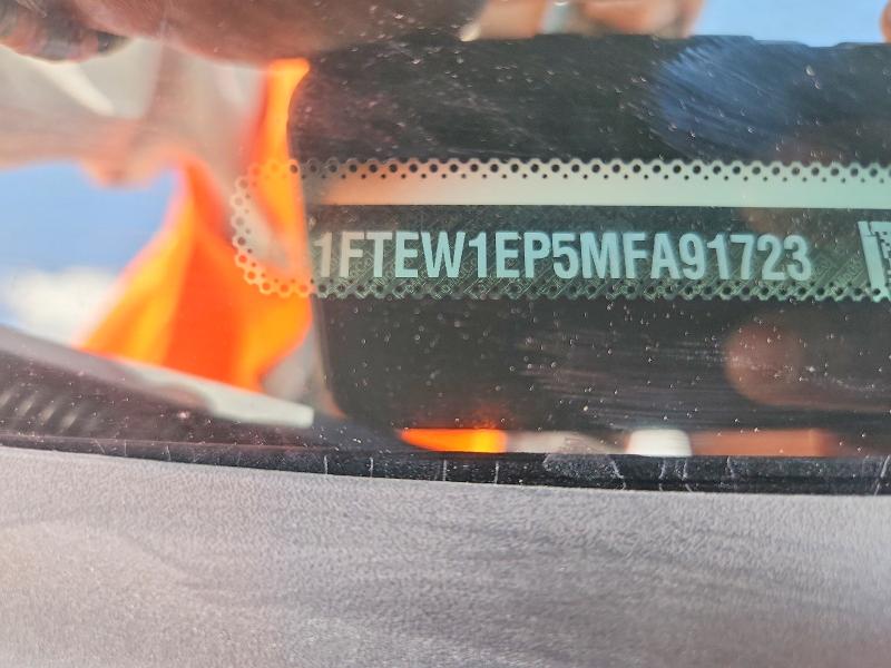 Продаж на аукціоні авто 2021 Ford F-150 Lariat Regular, vin: 1FTEW1EP5MFA91723, номер лоту: 59193496