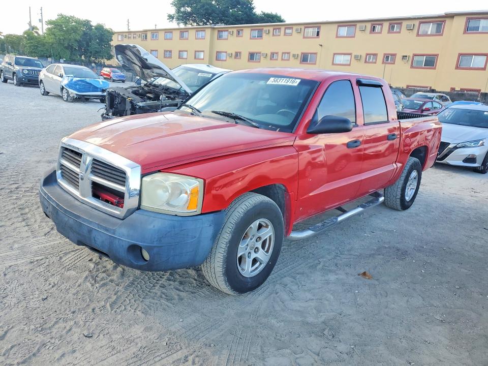 2006 Dodge Dakota მანქანა იყიდება აუქციონზე, vin: 1D7HE48K26S666104, აუქციონის ნომერი: 58311916