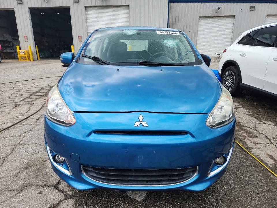 2015 Mitsubishi Mirage მანქანა იყიდება აუქციონზე, vin: ML32A4HJ5FH042431, აუქციონის ნომერი: 55797806