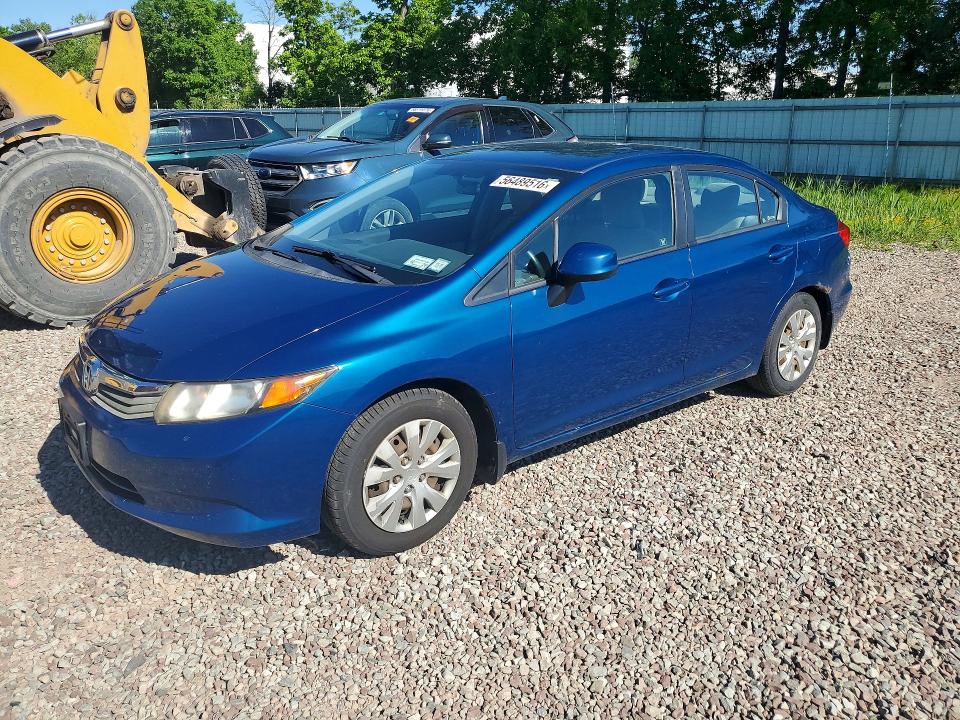 Продажа на аукционе авто 2012 Honda Civic, vin: 2HGFB2F50CH578989, номер лота: 56489516