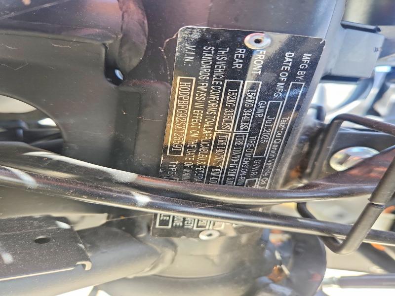 57690586 :رقم المزاد ، H0DPBFG92SX125591 vin ، 2025 Fgyn Motorcycle مزاد بيع
