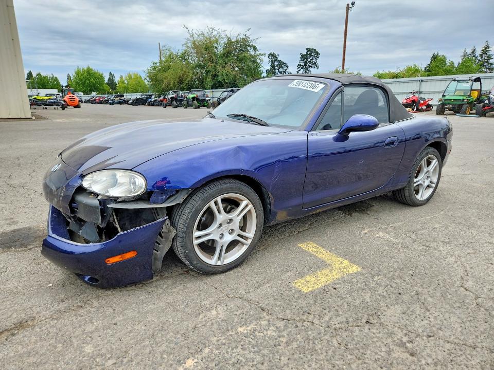 2004 Mazda Mx-5 Miata მანქანა იყიდება აუქციონზე, vin: JM1NB353840410104, აუქციონის ნომერი: 59012206