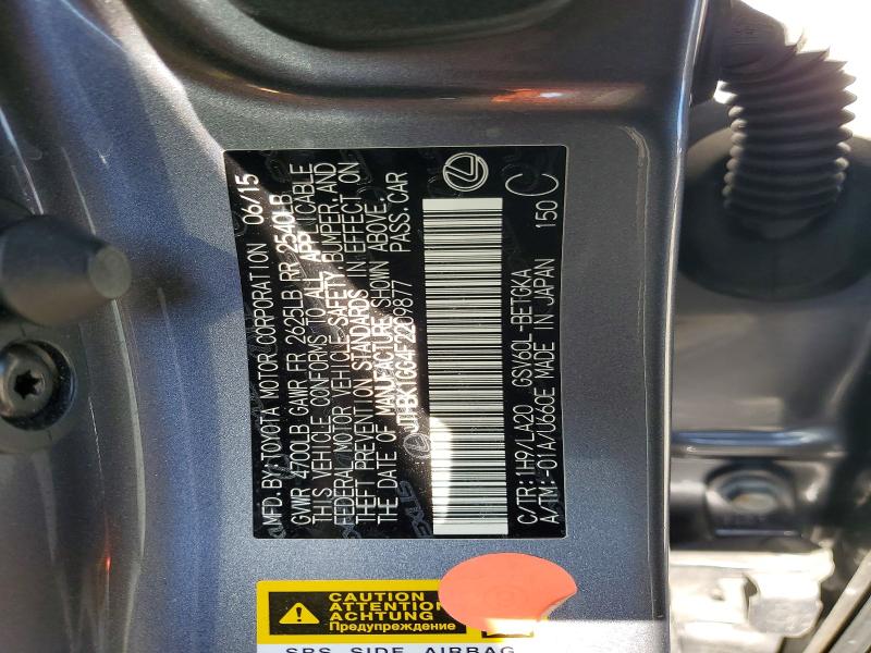 Продажа на аукционе авто 2015 Lexus Es, vin: JTHBK1GG4F2209877, номер лота: 57865506