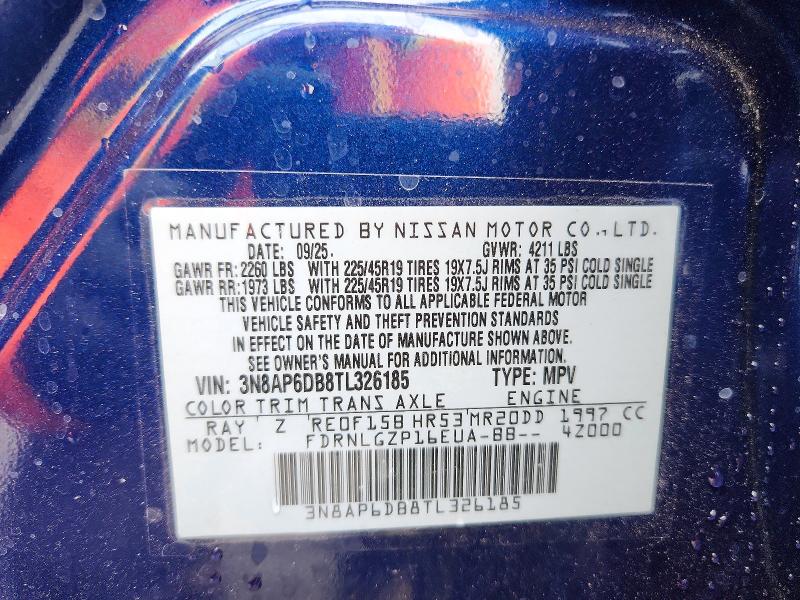 Aukcja sprzedaży 2026 Nissan Kicks, vin: 3N8AP6DB8TL326185, numer aukcji: 58752946