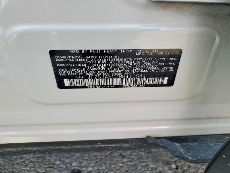 58730596 :رقم المزاد ، JF2SJAEC7HH416544 vin ، 2017 Subaru Forester مزاد بيع