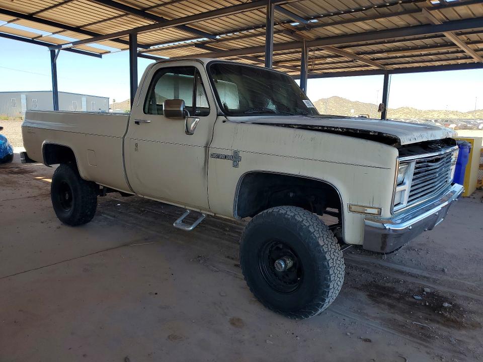 1985 Chevrolet K10 მანქანა იყიდება აუქციონზე, vin: 1GCEK14N4FS159614, აუქციონის ნომერი: 59602106