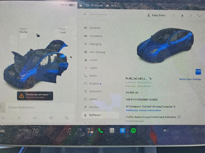 Aukcja sprzedaży 2021 Tesla Model Y, vin: 5YJYGDEE6MF282825, numer aukcji: 57087726