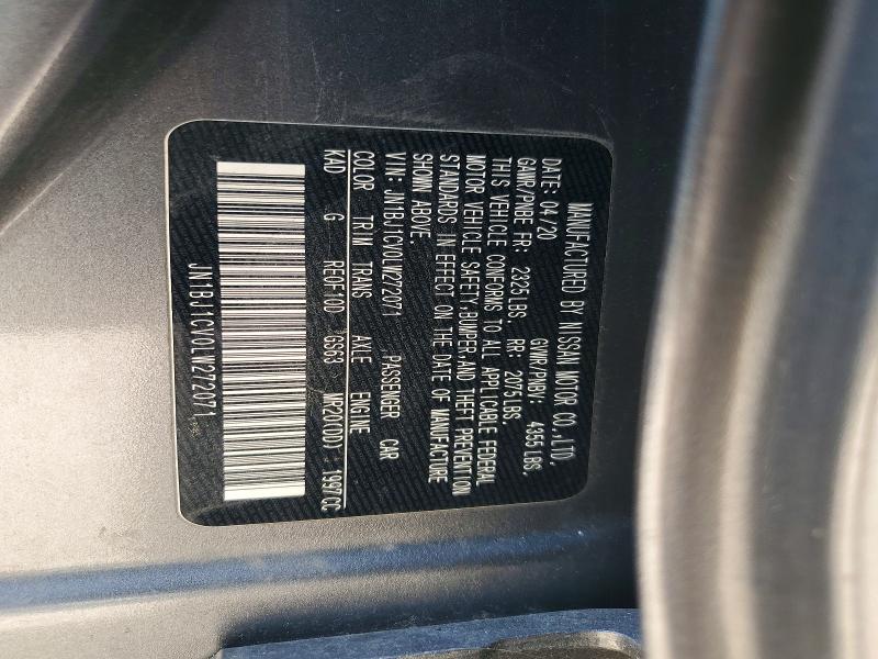 Продажа на аукционе авто 2020 Nissan Rogue Sport, vin: JN1BJ1CV0LW272071, номер лота: 57707266