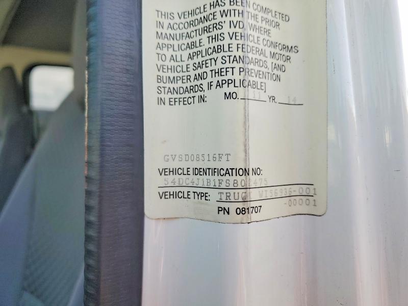 Продаж на аукціоні авто 2015 Isuzu Npr Hd, vin: 54DC4J1B1FS802475, номер лоту: 55228036
