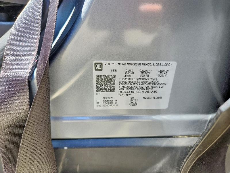 Aukcja sprzedaży 2024 Gmc Terrain, vin: 3GKALVEG0RL281235, numer aukcji: 57486716