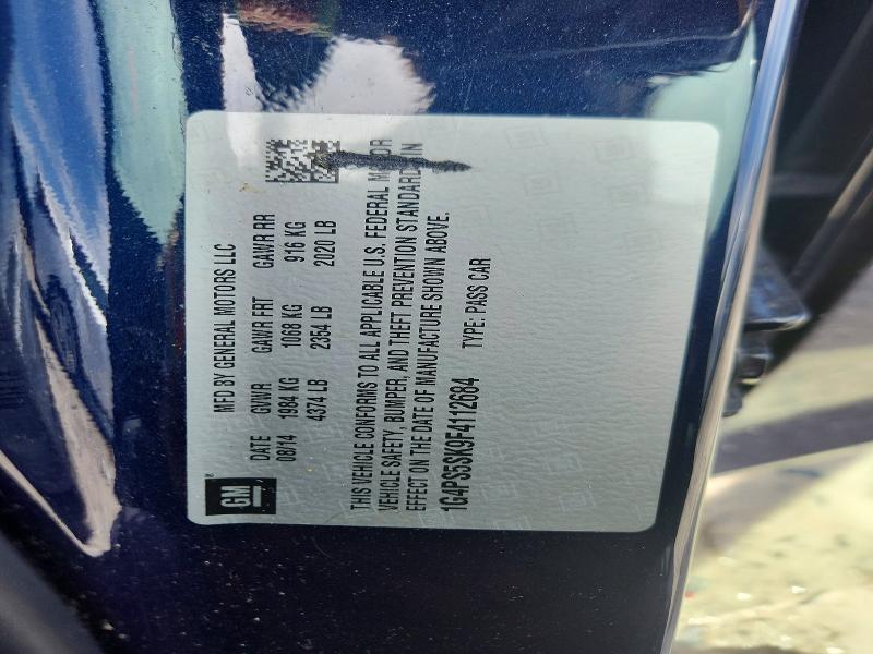 55526726 :رقم المزاد ، 1G4PS5SK9F4112684 vin ، 2015 Buick Verano مزاد بيع